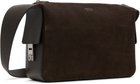 Ferragamo Brown Medium 'Gancini' Buckles Bag
