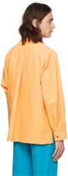 HOMME PLISSÉ ISSEY MIYAKE Orange Verso Shirt