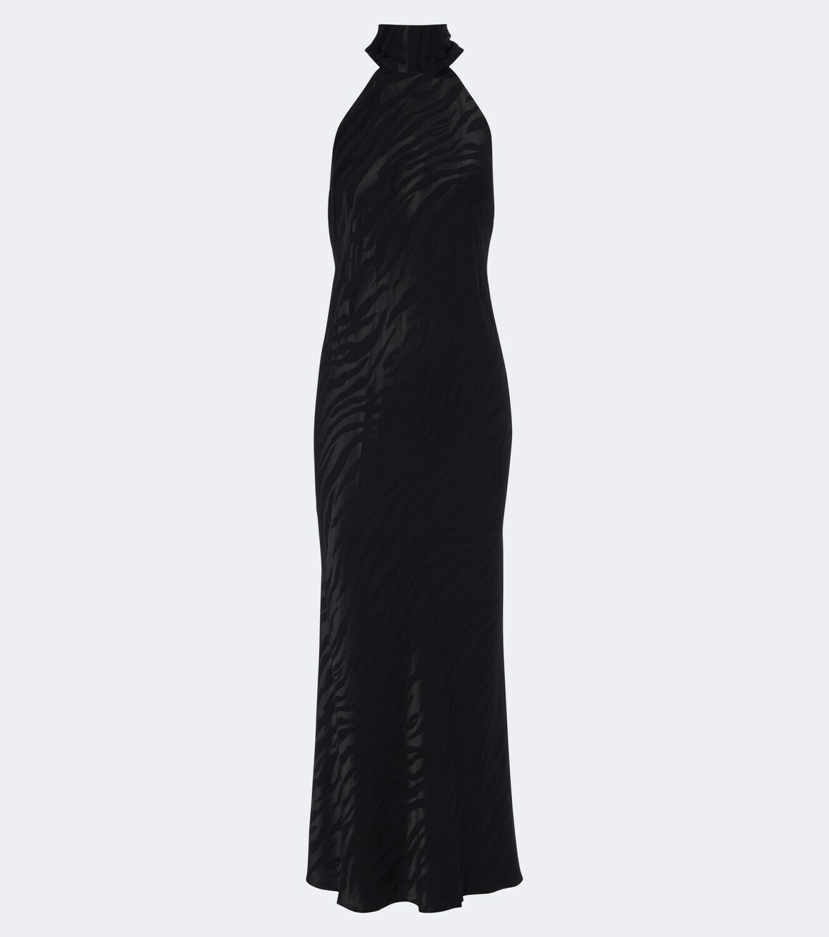 Rixo Maura open-back satin jacquard midi dress