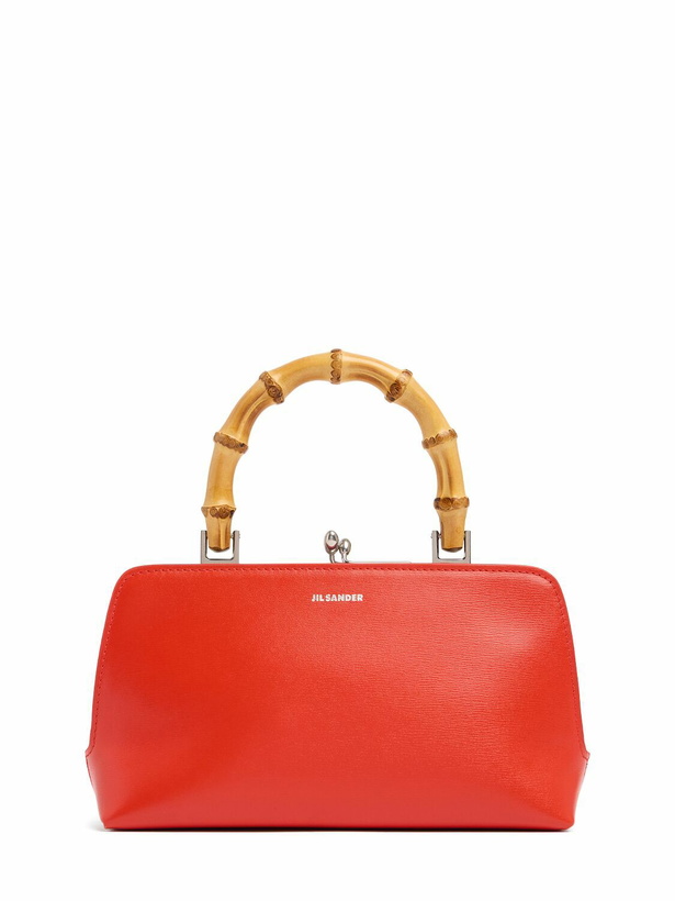 Photo: JIL SANDER Mini Goji Bamboo Palmellato Leather Bag