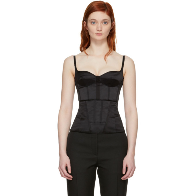 Photo: Olivier Theyskens Black Silk Tanepa Corset Top