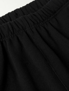 Coral Studios - Tapered Logo-Print Cotton-Jersey Sweatpants - Black
