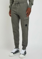 C.P. Company Lens Cotton Sweatpants Grey