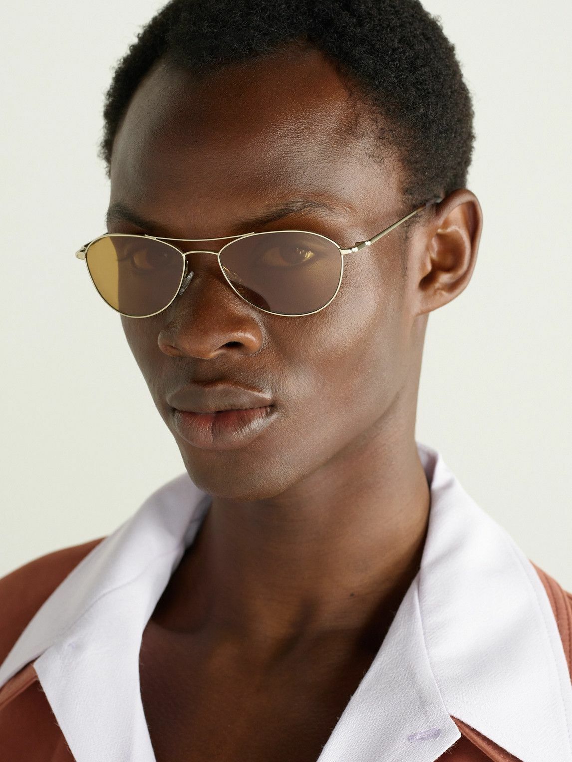 OLIVER PEOPLES × THE ROW AERO LA サングラス ④（OLIVER