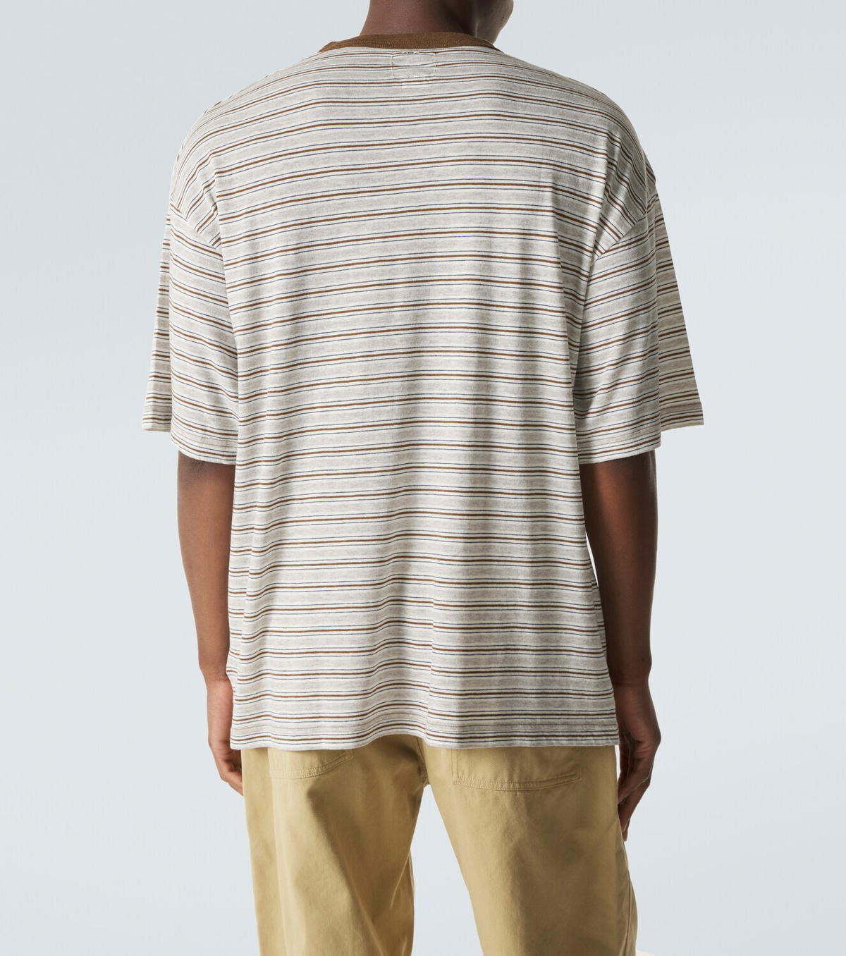 Visvim Mondo Border wool and cotton T-shirt