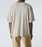 Visvim Mondo Border wool and cotton T-shirt
