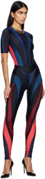 Mugler Multicolor Spiral Leggings