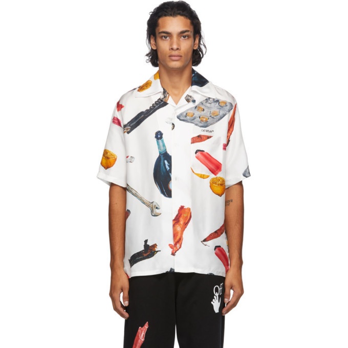 Off-White White Pascal Holiday Shirt Off-White