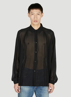 Saint Laurent - Sheer Shirt in Black