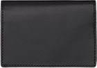 YOHJI YAMAMOTO Black Leather Card Holder