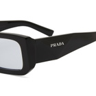 Prada Eyewear Men's 06YS Sunglasses in Black/Light Blue 
