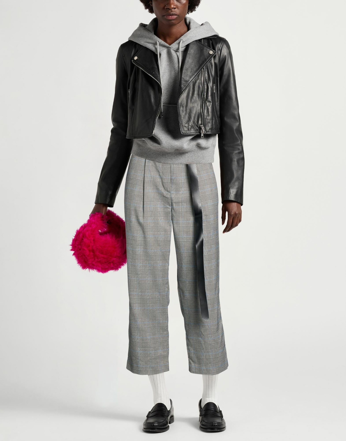 Manila Grace Womens Pants in Grey