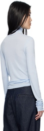 LE17SEPTEMBRE Blue Sheer Turtleneck