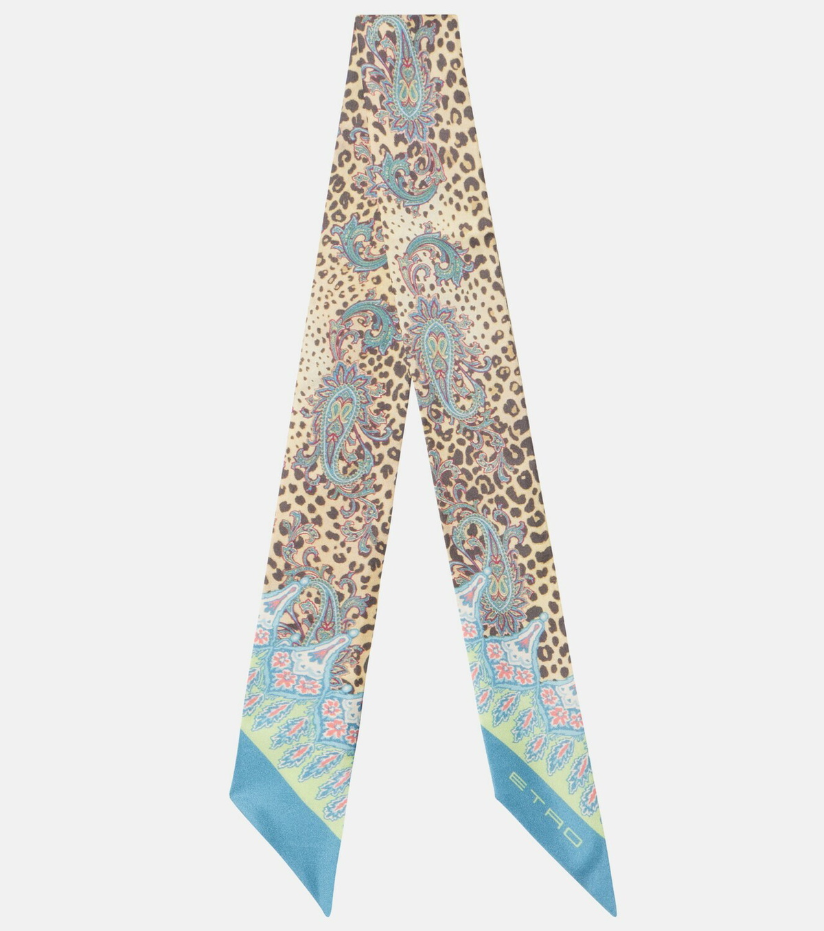 Etro Paisley silk scarf
