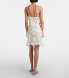 Self-Portrait Crochet minidress
