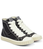 Zimmermann - Dancer canvas high-top sneakers