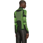 MISBHV Black and Green Europa Active Turtleneck