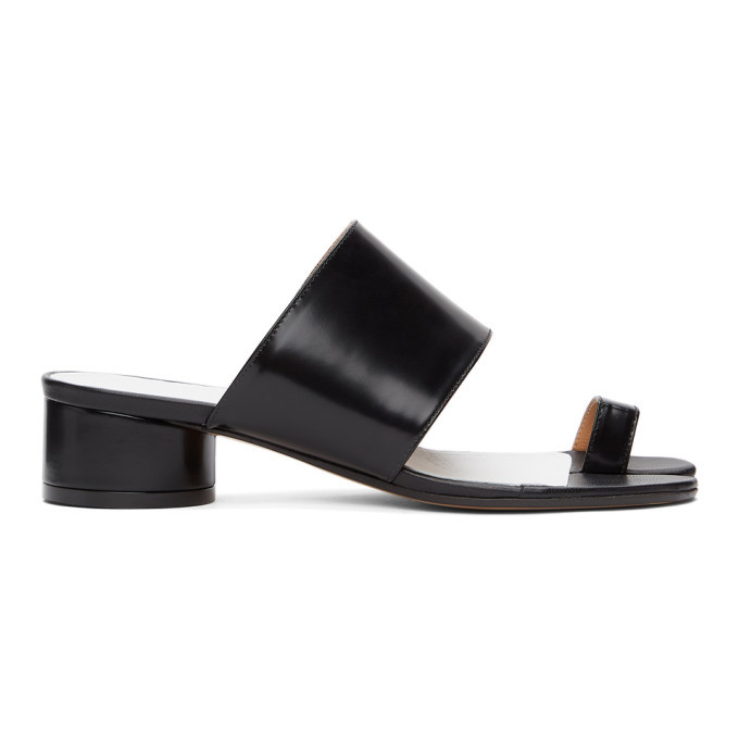 Maison Margiela Black Tabi Heeled Sandals Maison Margiela