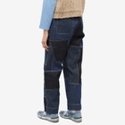 W'menswear Women's Unisex Freedom Flight Trouser in Denim