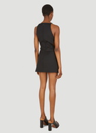 Circle Cut Out Dress in Black