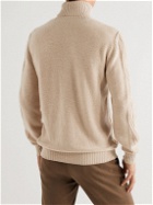 Kiton - Cable-Knit Cashmere Rollneck Sweater - Neutrals
