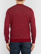 Loro Piana - Mélange Linen, Cashmere and Silk-Blend Sweater - Red