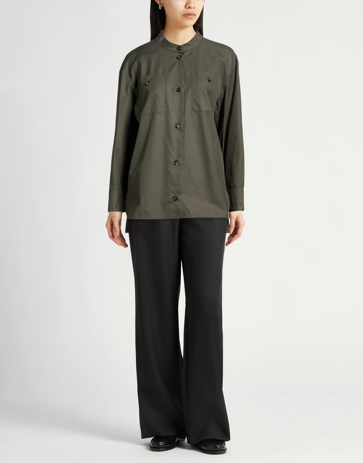 's Max Mara Womens Shirt Dark in Green