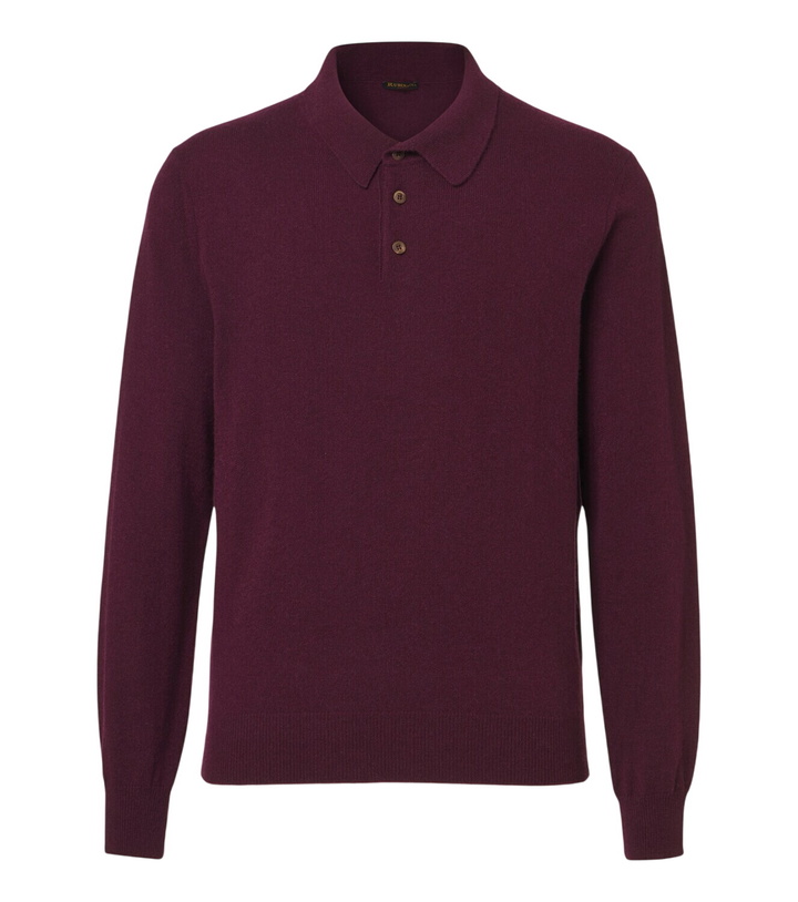 Photo: Rubinacci Cashmere polo sweater