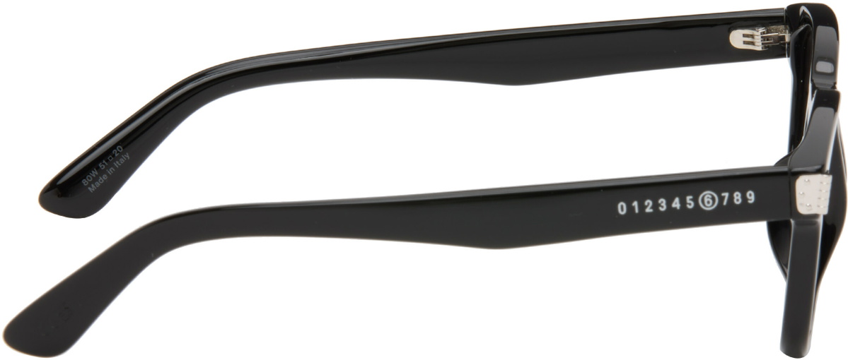MM6 Maison Margiela Black 17 Sunglasses