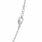A.P.C. Men's Charly Necklace in Silver