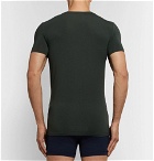 Ermenegildo Zegna - Stretch-Micro Modal Jersey T-Shirt - Dark green