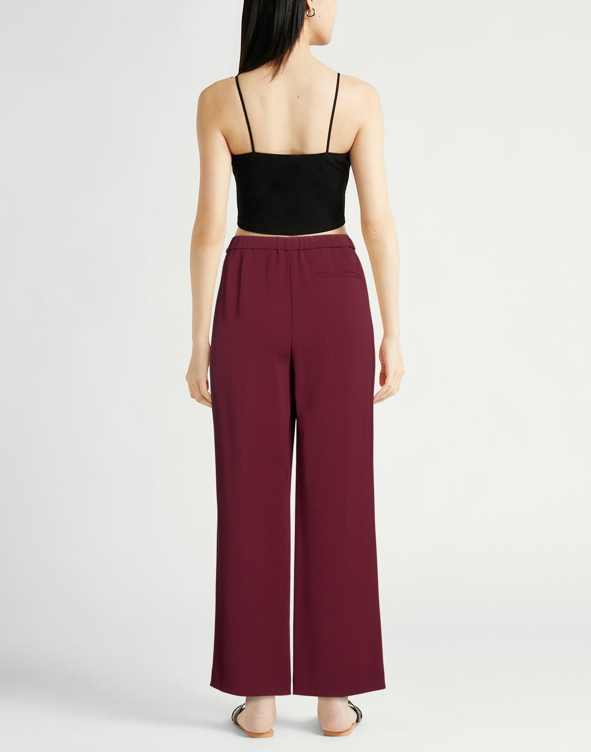 Theory Womens Pants Burgundy