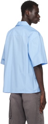 Marni Blue Bowling Shirt