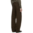 LEMAIRE Brown Twisted Belted Jeans