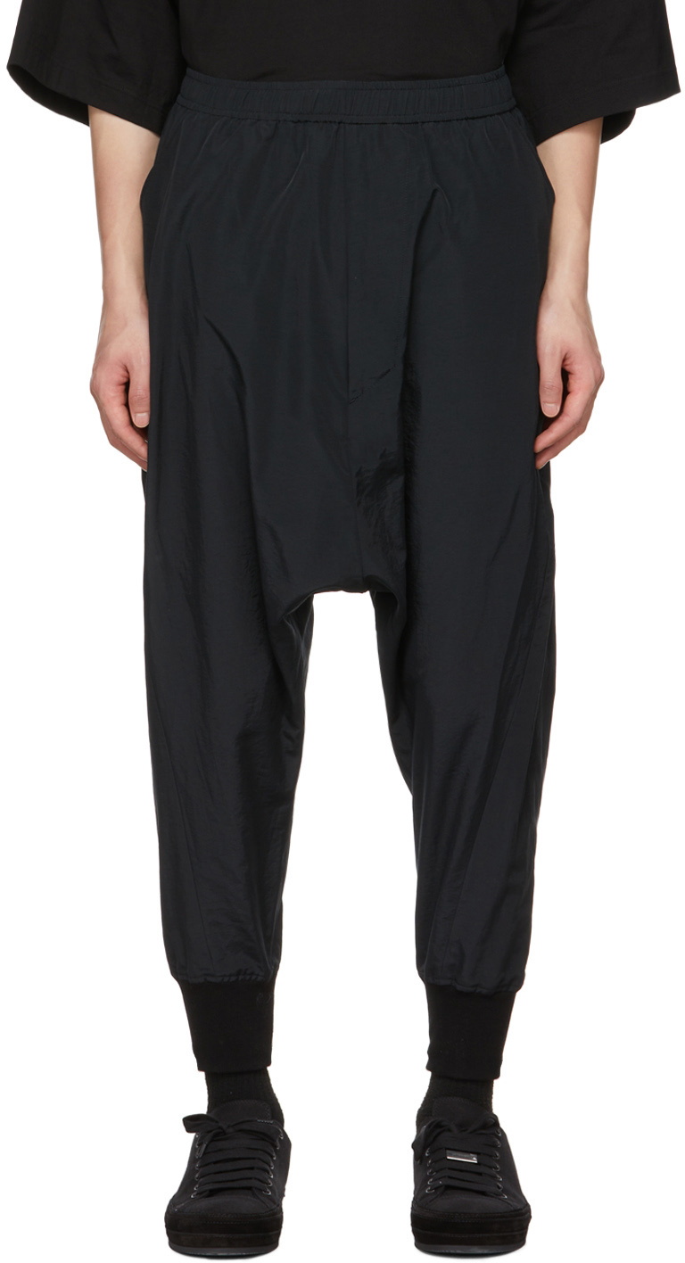 Julius Black Sarouel Track Lounge Pants Julius