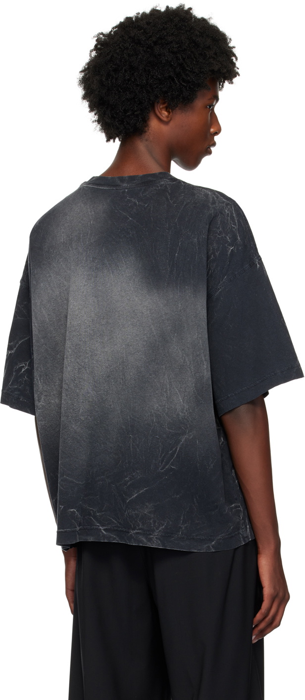 Tシャツ・カットソー Alexander Wang Black cotton oversize shirt Black Cotton Logo T-Shirt in BLACK | alexanderwang®