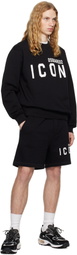 Dsquared2 Black Cool Fit Crewneck Sweater