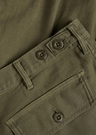 Nili Lotan Earl Straight-leg Cotton Trousers Olive