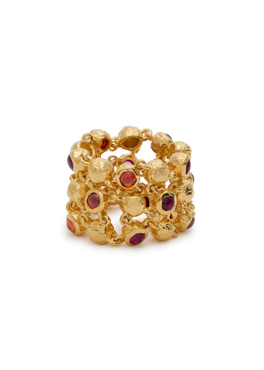 Joanna Laura Constantine 18kt Gold-plated Ring