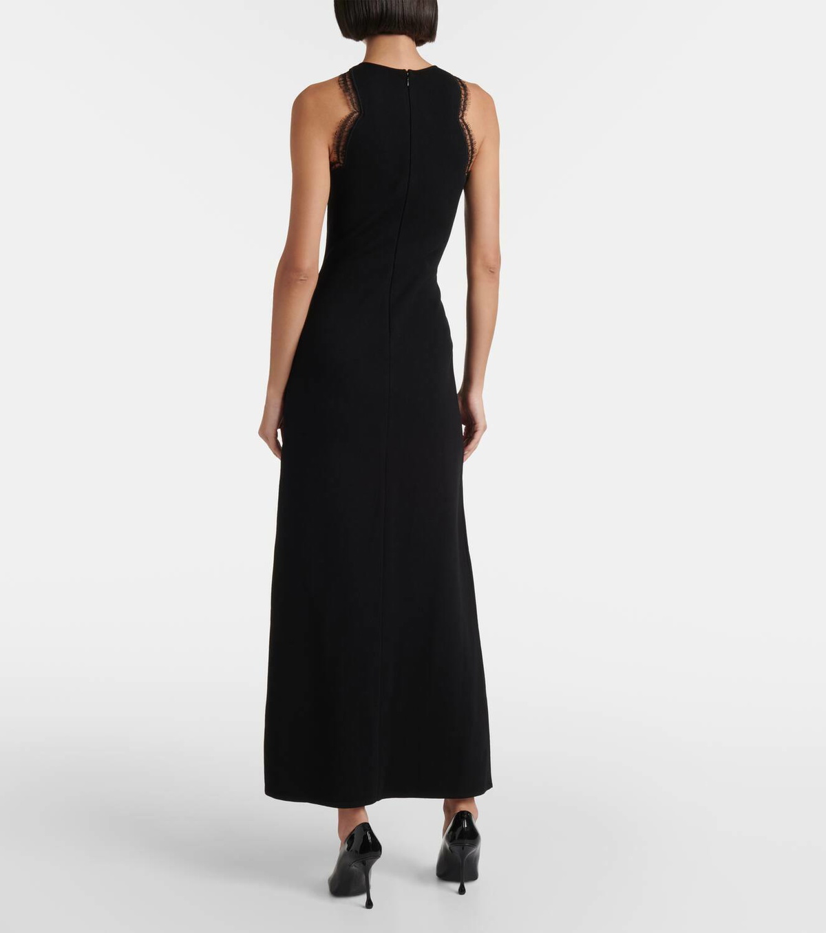 Giambattista Valli Lace-trimmed midi dress