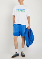 Picante Everyday Faded Cotton Shorts Royal Blue