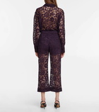 Valentino Floral lace culottes