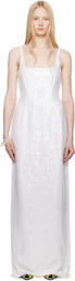 16Arlington White Electra Maxi Dress