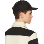 AMI Alexandre Mattiussi Black Ami De Coeur Patch Cap