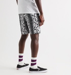 Wacko Maria - Snake-Print Shell Shorts - Gray