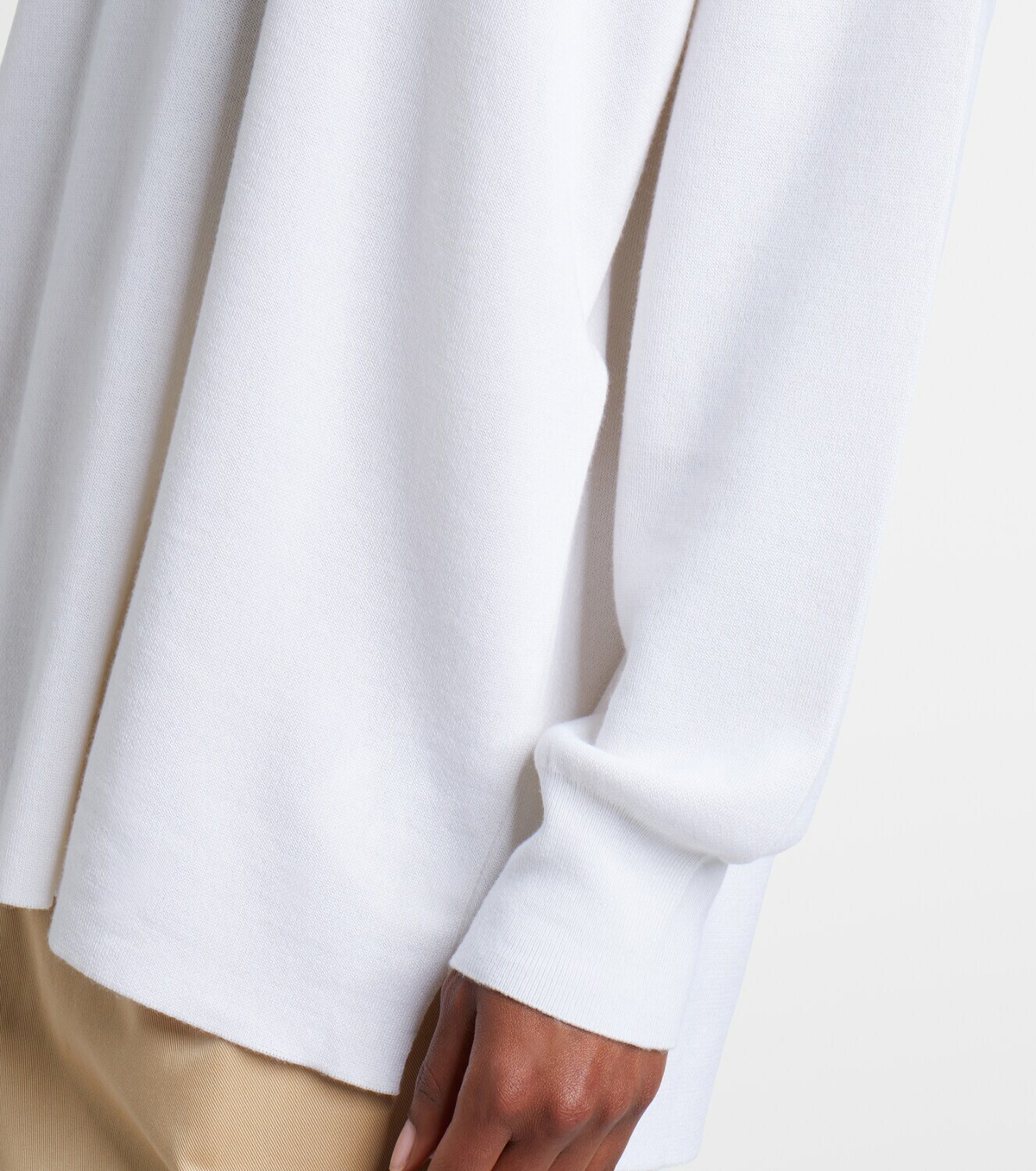Loewe Double L cashmere blend polo sweater