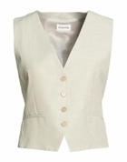P. a.r. o.s. h. Womens Tailored Vest Light in Grey