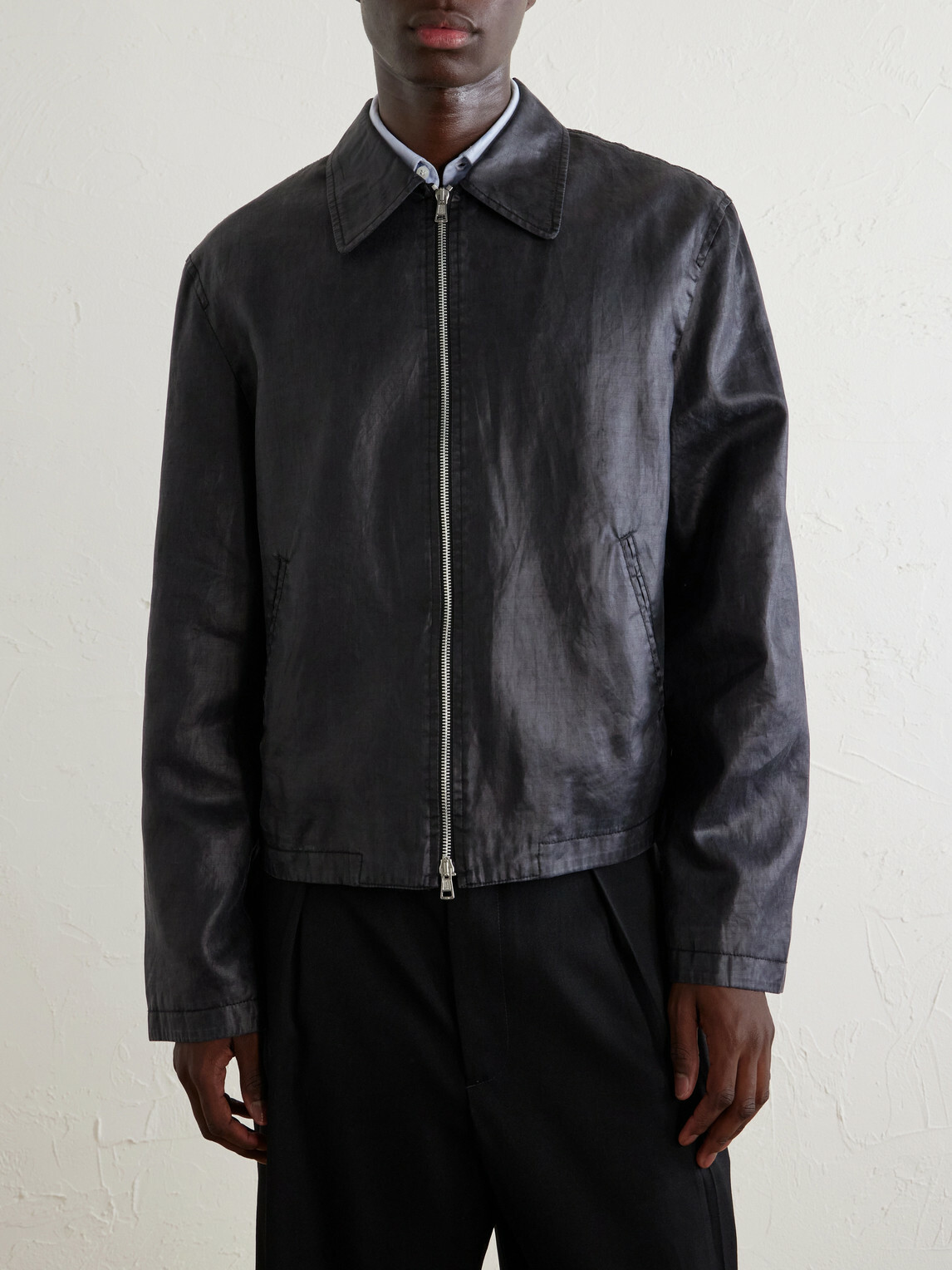 Our Legacy - TENCEL™Lyocell Blouson Jacket - Black