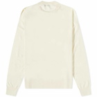 JW Anderson Men's JWA Slime Crewneck Knit in Off White/Red