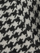 Club Monaco - Houndstooth Jacquard-Knit Wool Sweater - Gray